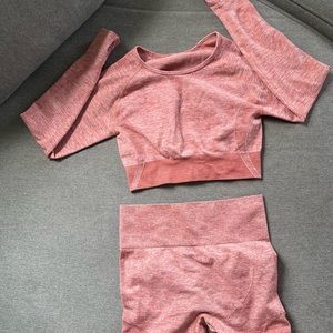 Pink SHEIN workout set